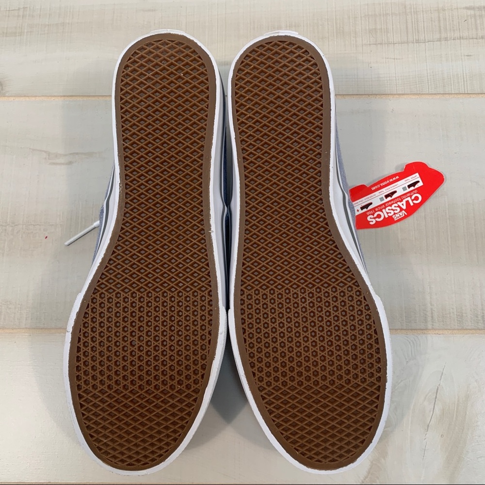 Van’s Off The Wall Blue Lace Up Sneakers 9 - Picture 6 of 10